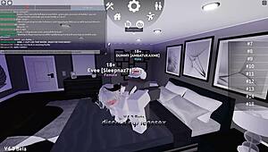 Roblox porn with blowjob and anal riding