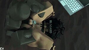 Femboy Caught and Punished by BBC