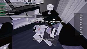 Roblox porn with blowjob and anal riding