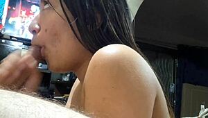 18-year-old loves sucking my big cock