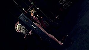 demi blue hints at strong punishment with slaps and whips