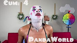 Clown Bald Ebony Cleo Panda Bj Bbc Riding