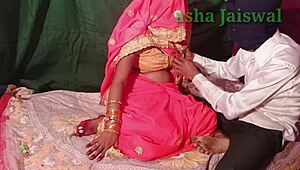 On Karva Chauth, the young bhabhi's pussy gets hard fucked by the devar's cock in a full wet session.