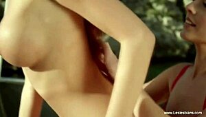 Stripteasing On The Stairs Enjoying The Moment To Feel