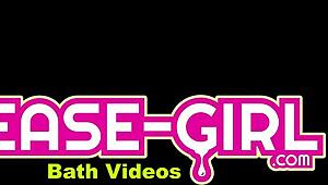 Beautiful Brunette Teen Student Appears So Alluring