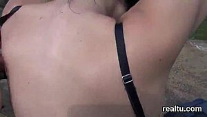 Fantastic czech teen 18+ie is seduced in the mall and poked in pov 😍