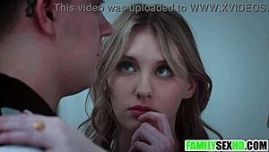 Stepmom Teaches Taboo Trio