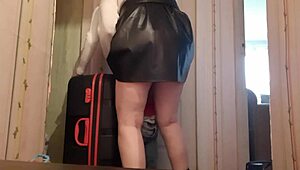 I caught my stepsister having lesbian sex with her girlfriend using a strapon.