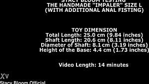 She does homemade dildo fucking with anal and vaginal fisting.