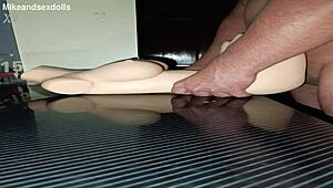 Sally Feels Intense Pleasure In Novel Positions On Desk