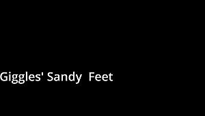 giggles feet get sandy at the beach on beat2feet - reup