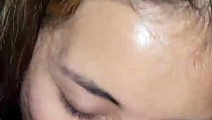 I cum in her mouth after she sucks my cock hard