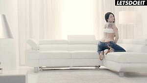 anal-hungry babe getting fucked in the ass by her lover 😈 - whiteboxxx