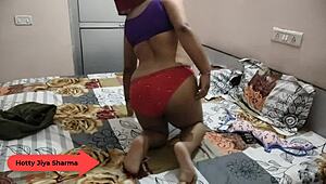 lockdown sex with indian girlfriend bent over in hotel room