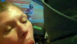 Divinity gives deepthroat cum covered facial 😍