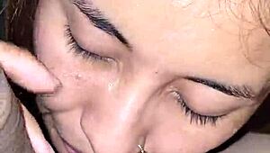 I cum in her mouth after she sucks my cock hard