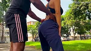 Trainer Fucks Busty Milf Student