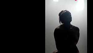 brazilian athletic babe teases with big ass striptease 😏