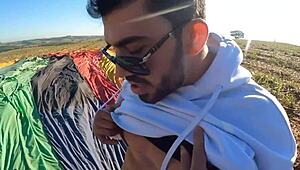 fudendo nas alturas - previa with young bodybuilder