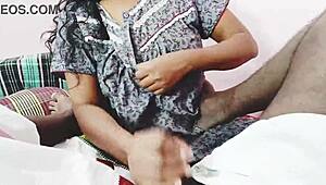 Desi Wife Blows With Dirty Talk!