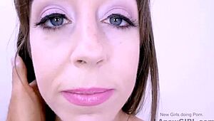 so this pretty brunette milf shows up for casting and gets fucked by mistake