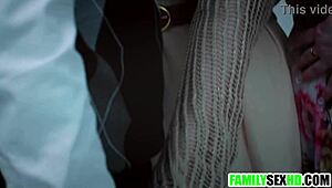 Stepmom Teaches Taboo Trio