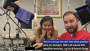 Hey, as doctor-tampa, I force this deviant patient to orgasm with hitachi in hospital