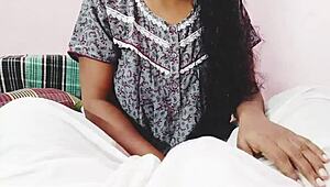 Desi Wife Blows With Dirty Talk!