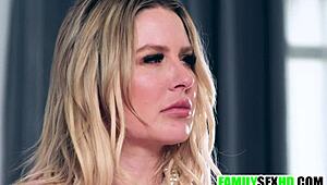 Stepmom Teaches Taboo Trio