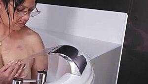 Invite Friend's Mom to Jacuzzi for Dirty Fuck