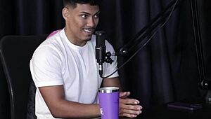 Morena safada gets pussy licked after strange video talk, loves forbidden sex - Fabricio Nunes on sheer red