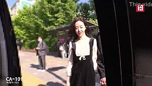 街头捡韩国骚货变随意操