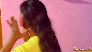 Did you see that hot housewife taking cum in her mouth twice?