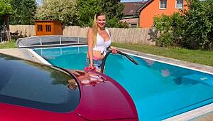 Sexy Car Wash with Lenushka Doll!