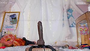 Mollyflwer骑假屌高潮假内射