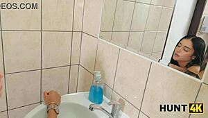 Hunt4k Russian Petite Babe Ara Mix Rough Toilet Sex And Deepthroat