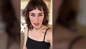 Olive glass rides my dick reverse cowgirl for a piledriver win