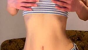 petite teen maiskii masturbates wildly!