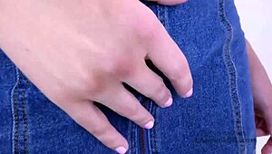 i'm turned on by this cute brunette teen model getting fucked by daddy in pov audition