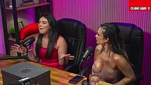 Sexy cats rip clothes and tease.