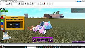 Whorblox makes her first try in the game, but it's pretty glitchy and fun