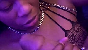 ebony facial cumshot on pretty young couple