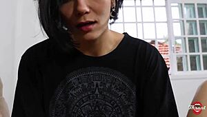 Esposa Do Meu Vizinho Japonesa Tatuada Safada Mama A Rola Até O Talo Em Pov.