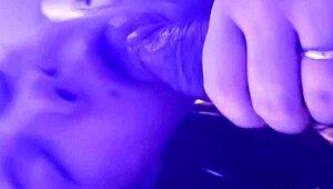 Blonde Elis sucks cock