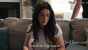 Curvy teachers affair with cheating and lesbian sex