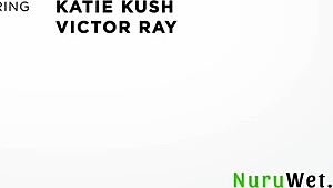 Katie Kush and Victor Ray in Massage Session