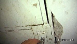 European Brunette Amateur in Public POV Group Fucking