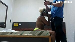 Fit Brunette Rides Jacked Friend's Thick Bike