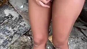 behind the scenes at the secret beach in são vicente, flashing and exhibitionism take over.