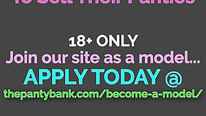 I stuff my panties into my wet puffy pussy for intense masturbation.